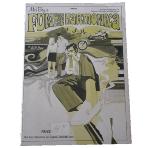 Mel Bay Fun with the Harmonica Instruction Book Vintage